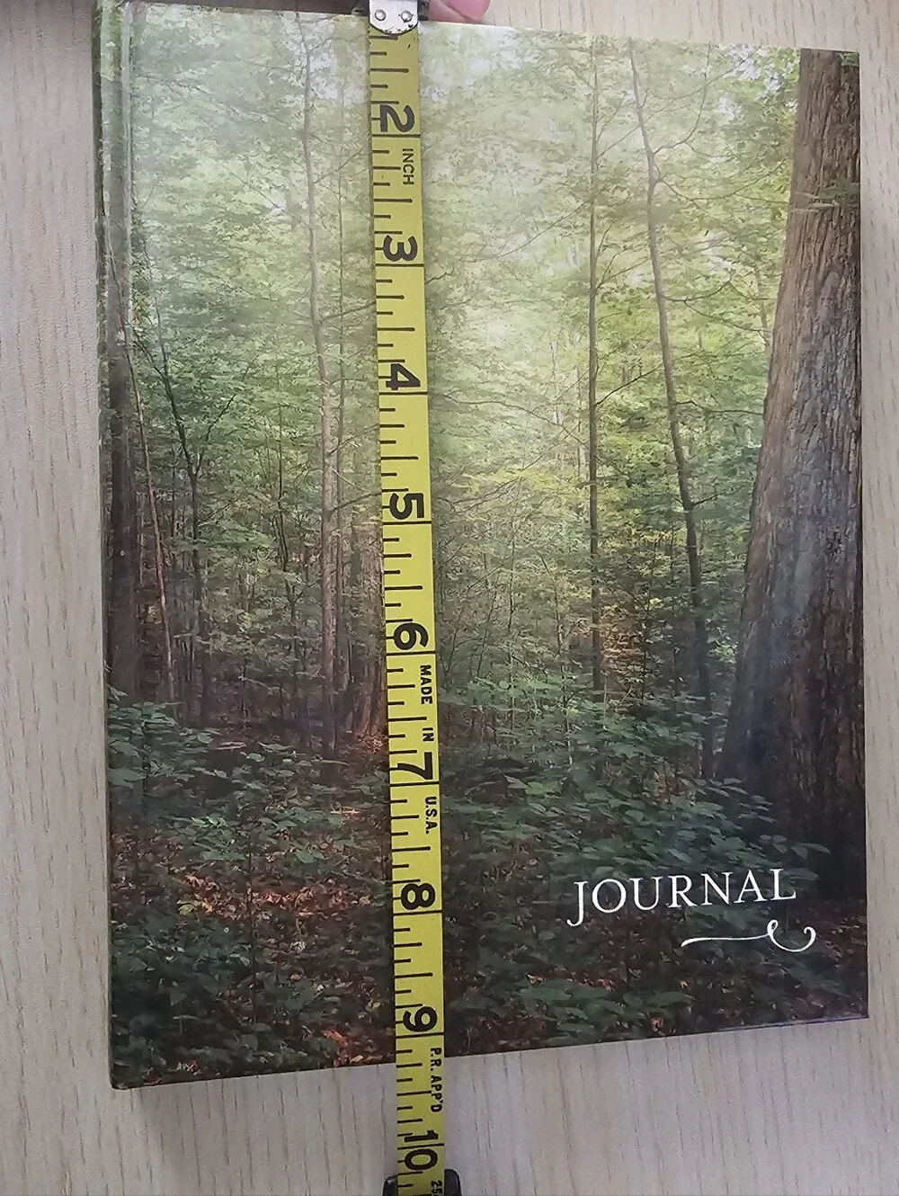 Scenic Forest Hardcover Journal | 160 Lined Pages | Nature Writing Notebook